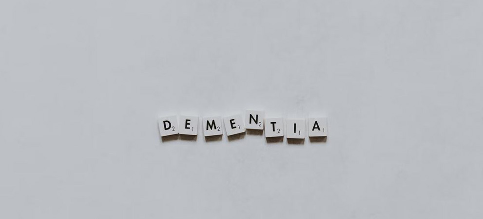 letter blocks spelling dementia